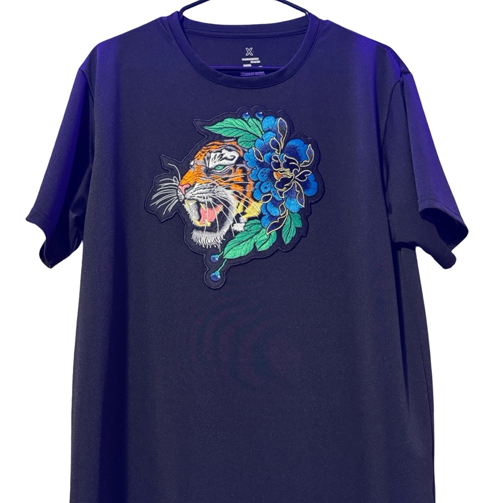 Tigress Lily Black T-Shirt Size XL - Picture 2 of 9